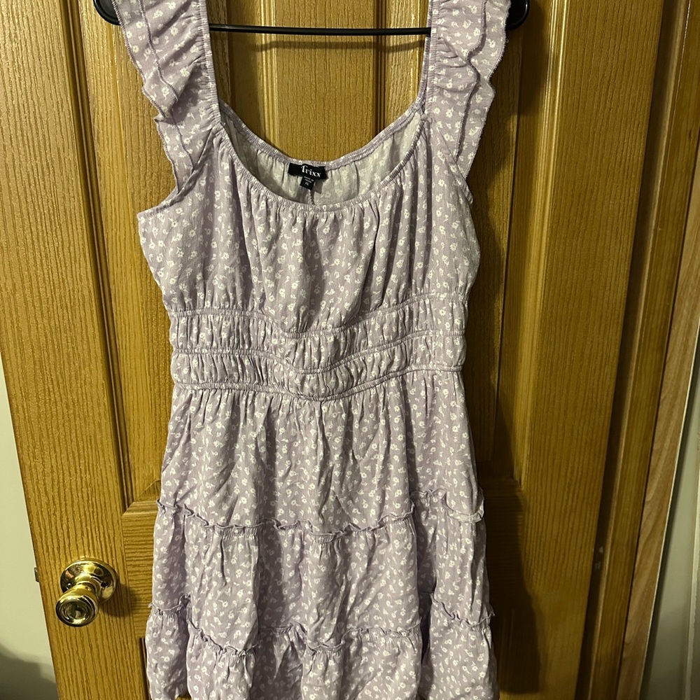 Trixxi Lavender Midi Dress
